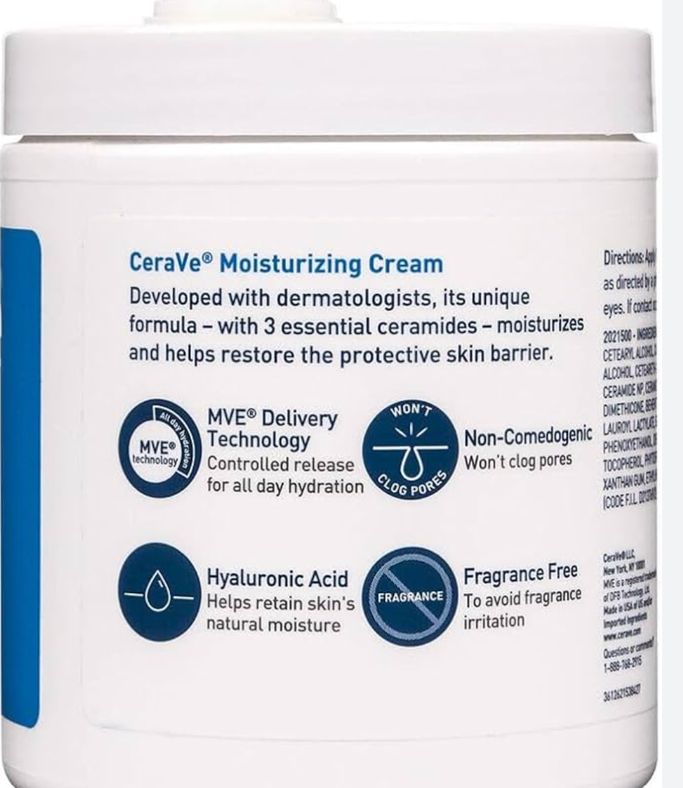 Cerave Moisturizing Cream 16oz