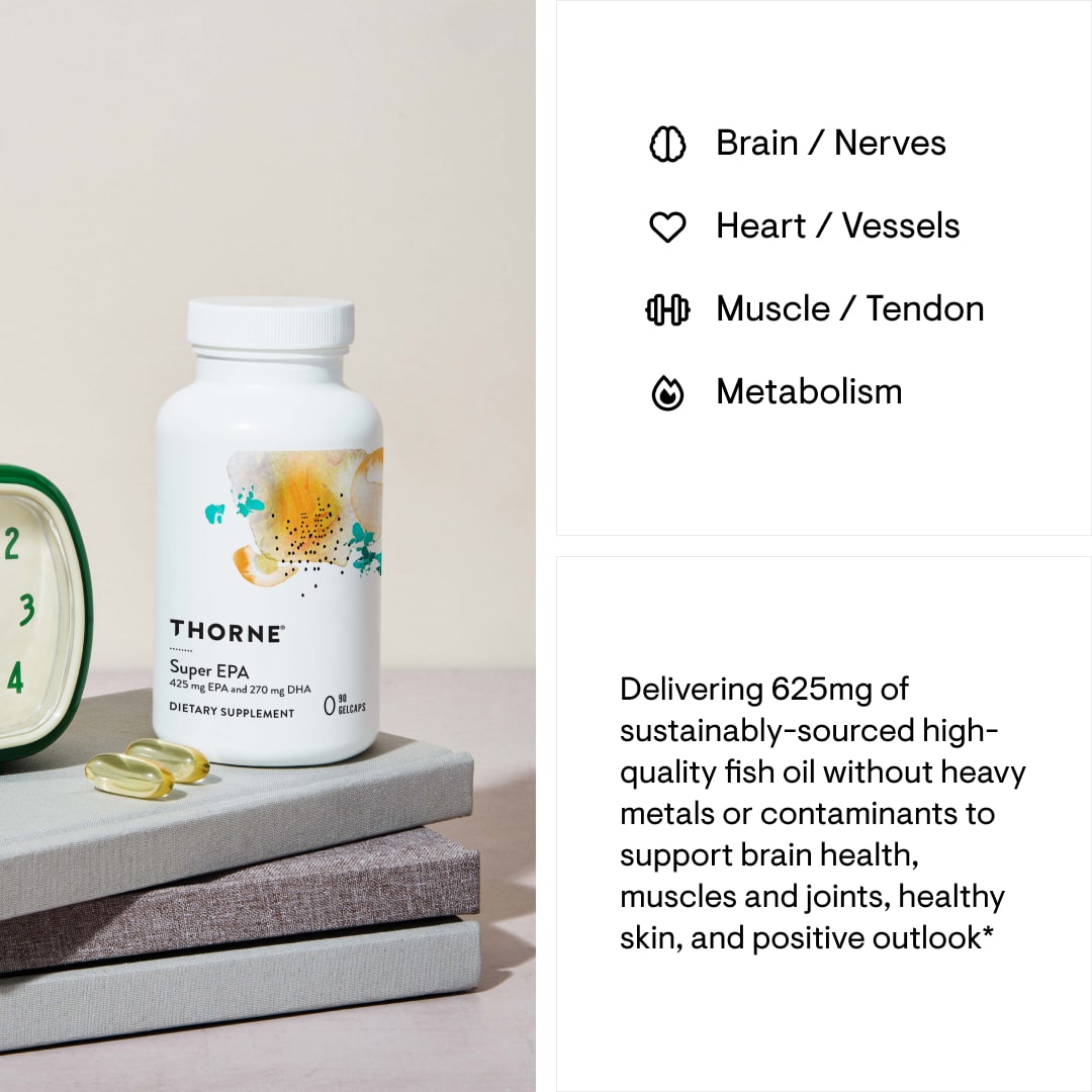 Thorne Super Fish Oil (45 Day Supply)