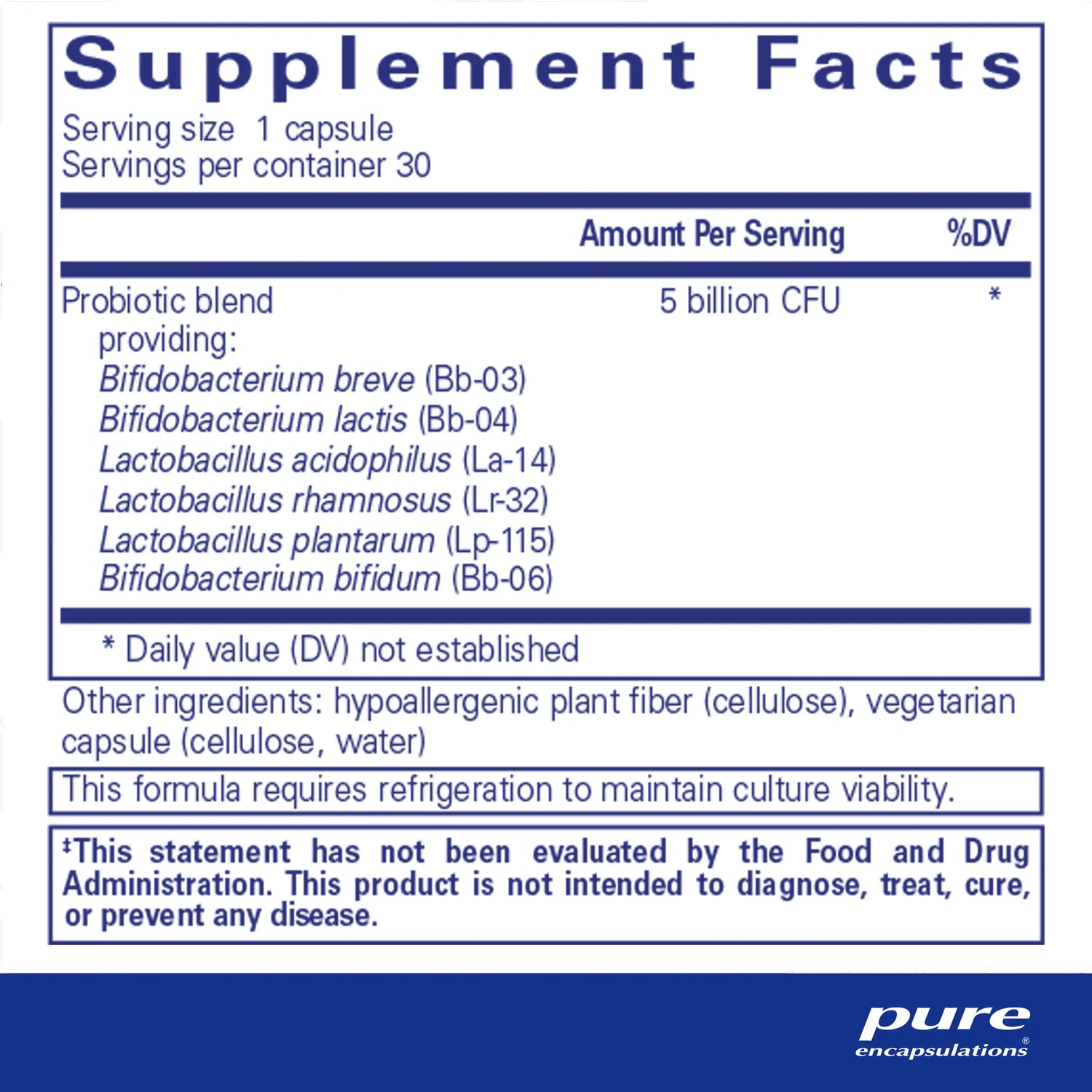 Pure Encapsulations PureProbiotic