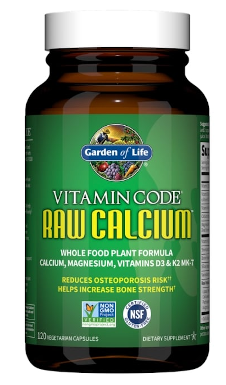 Garden of Life Raw Calcium with Magnesium, Vitamin C and Vitamin D (60 Day Supply)