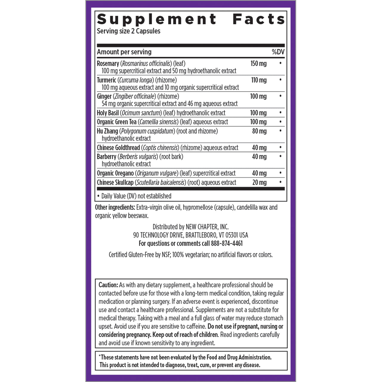 New Chapter Zyflammend Broad Spectrum Antioxidant Support (60 Day Supply)