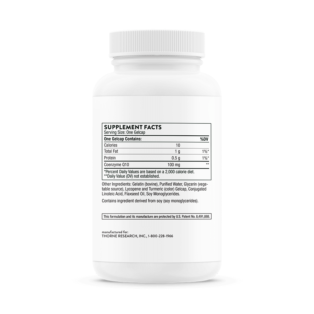 Thorne CoQ10 Mitochondria Energy Production (60 Day Supply)